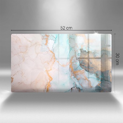 Grave candle coaster Abstract marble