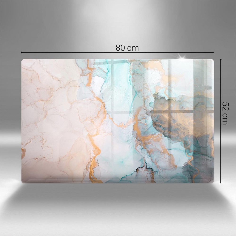 Grave candle coaster Abstract marble