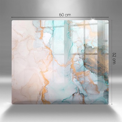 Grave candle coaster Abstract marble