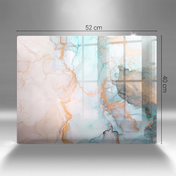 Grave candle coaster Abstract marble