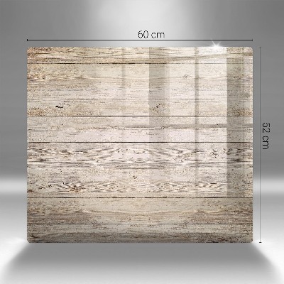 Glass candle plate Wooden boards