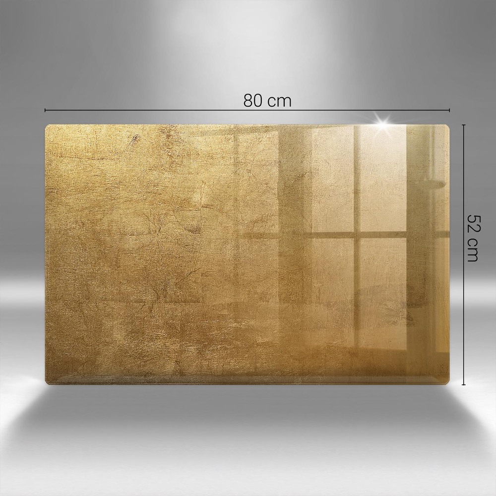 Glass candle plate Background texture gold