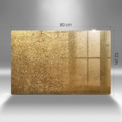 Glass candle plate Background texture gold