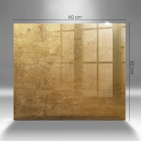 Glass candle plate Background texture gold