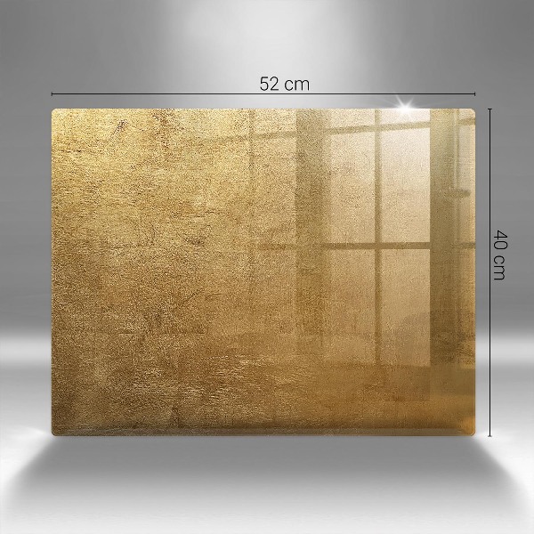 Glass candle plate Background texture gold