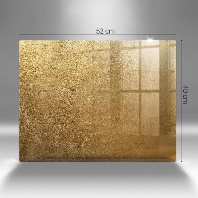 Glass candle plate Background texture gold