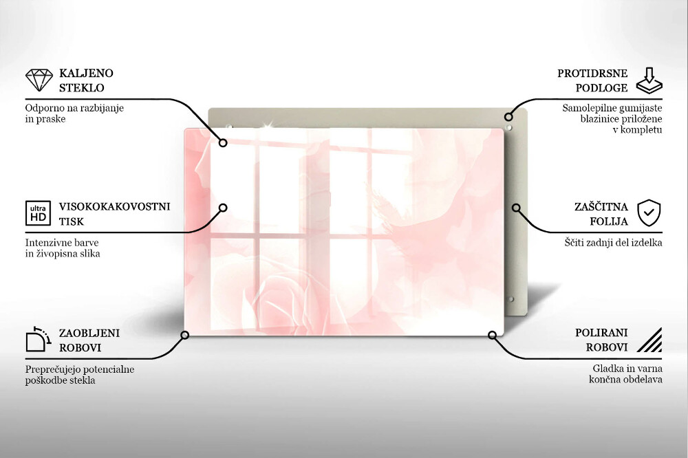 Glass candle plate Background pastel roses