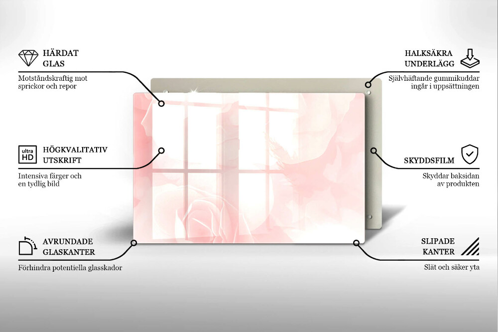 Glass candle plate Background pastel roses