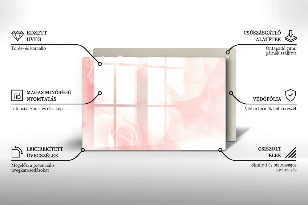 Glass candle plate Background pastel roses