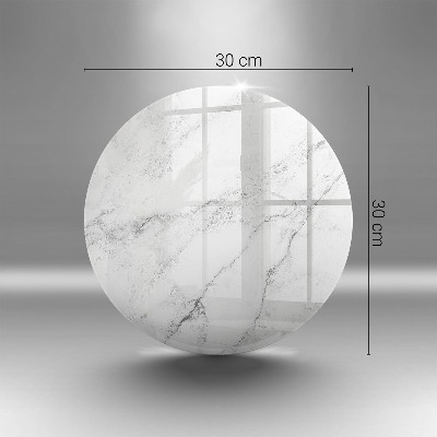 Grave candle plate Elegant marble texture