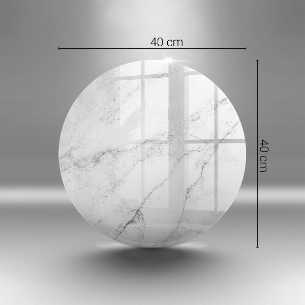 Grave candle plate Elegant marble texture