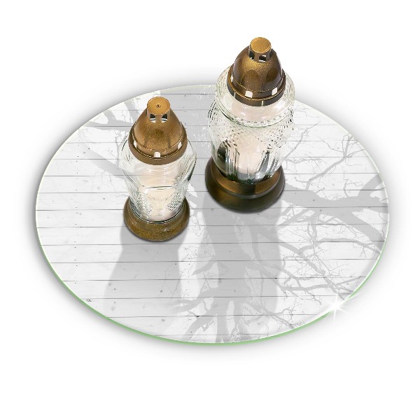 Grave candle plate Modern light boards