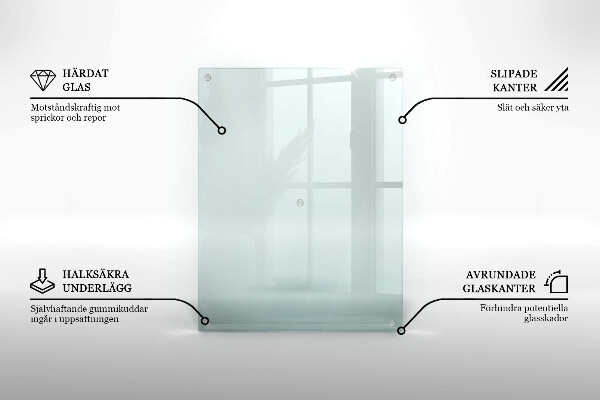 Round grave candle coaster transparent