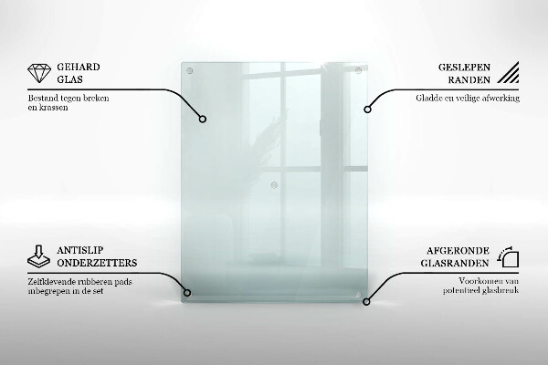 Round grave candle coaster transparent