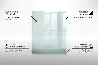 Round grave candle coaster transparent