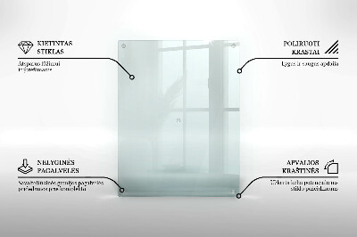 Round grave candle coaster transparent