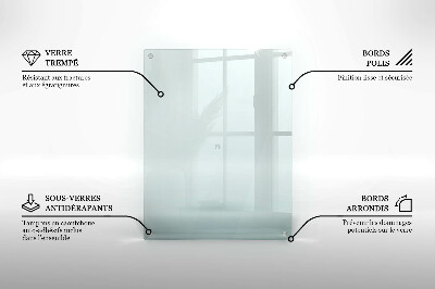 Round grave candle coaster transparent