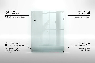 Round grave candle coaster transparent