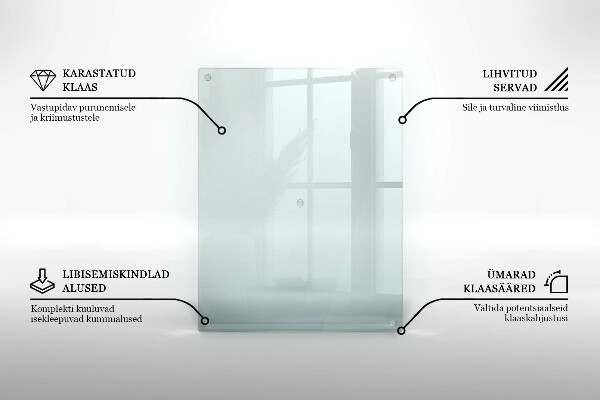 Round grave candle coaster transparent