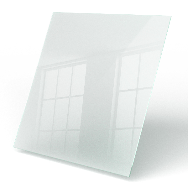 Square glass to coffee table Semitransparent