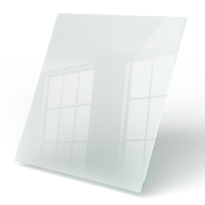 Square glass to coffee table Semitransparent