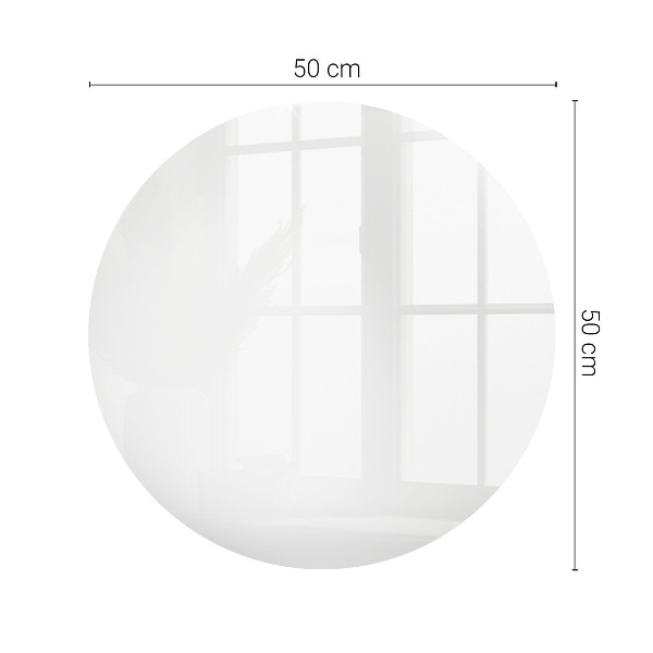 Glass table Color white smooth