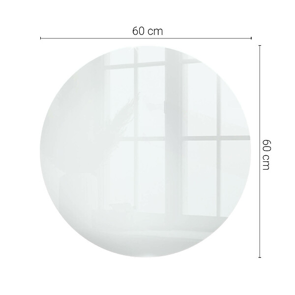 Glass table Color white smooth