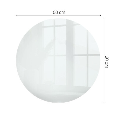 Glass table Color white smooth