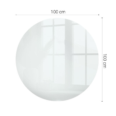 Glass table Color white smooth