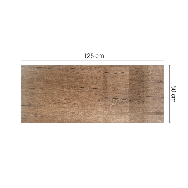 Rectangular table top The charm of natural wood