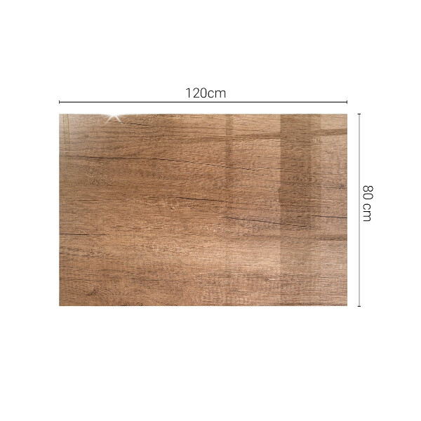 Rectangular table top The charm of natural wood