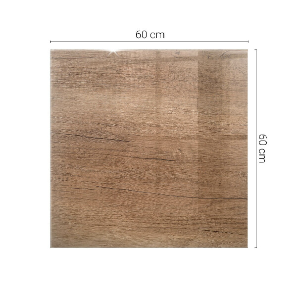 Rectangular table top The charm of natural wood