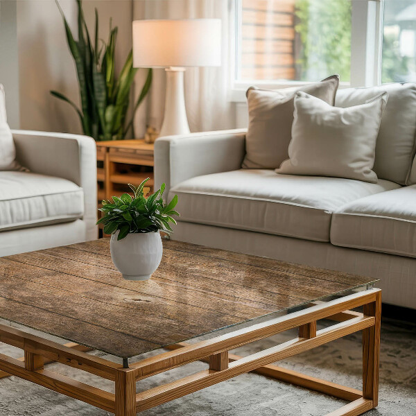 Rectangular table top Ecological wood structure