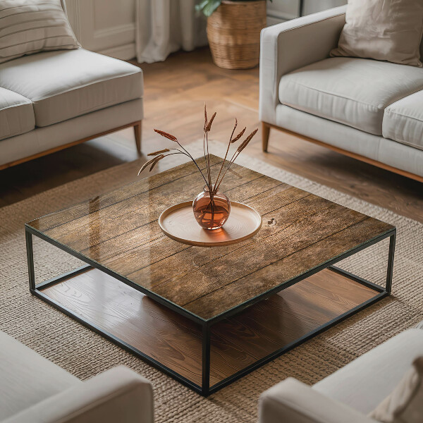 Rectangular table top Ecological wood structure