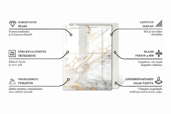 Rectangular table top Ecological wood structure