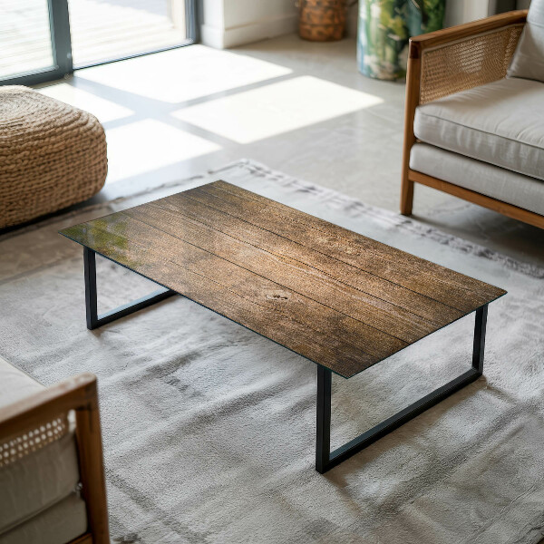 Rectangular table top Ecological wood structure