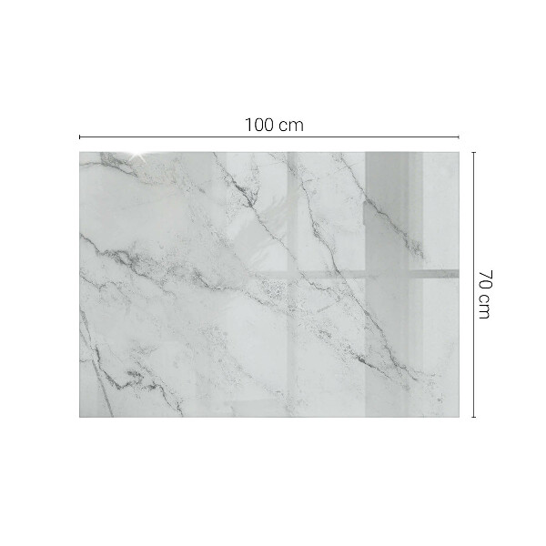 Rectangular table top Marble-like pattern