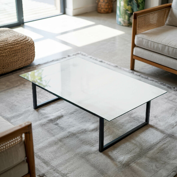 Rectangular table top Pure white