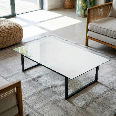 Rectangular table top Pure white