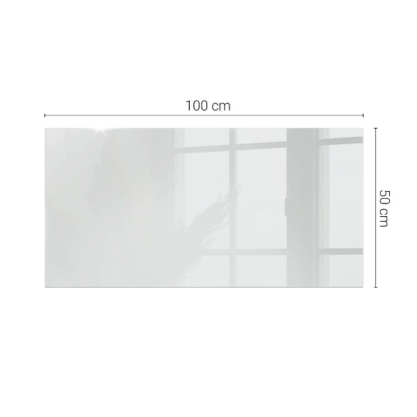 Rectangular table top Pure white