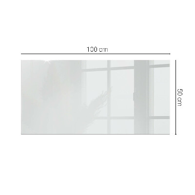 Rectangular table top Pure white