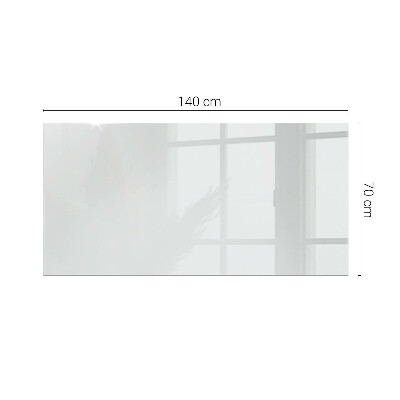 Rectangular table top Pure white