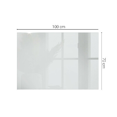 Rectangular table top Pure white