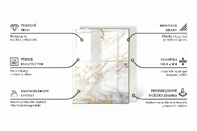 Rectangular table top Pure white