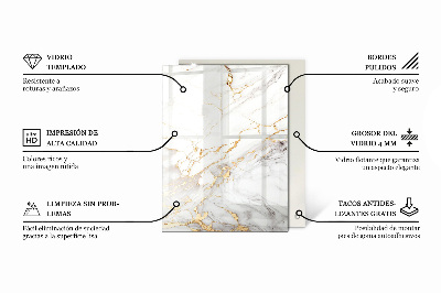 Rectangular table top Pure white