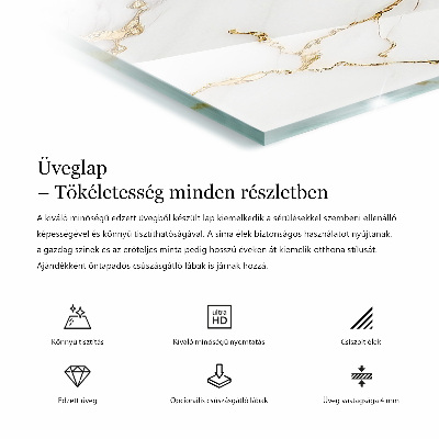 Rectangular table top Pure white