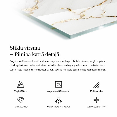 Rectangular table top Pure white