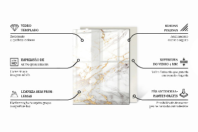 Rectangular table top Pure white