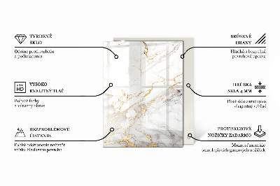 Rectangular table top Pure white