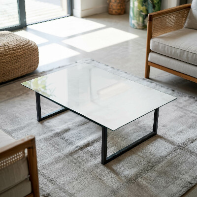 Rectangular table top Pure white